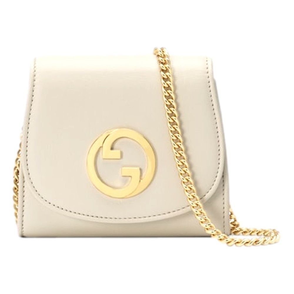 Brand new Gucci  mini Cream Leather Crossbody Bag / wallet